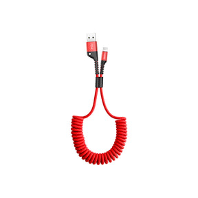 fish_eye_usb_c_spring_cable_2a_black_3.3_ft_red
